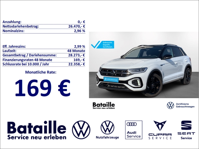 T-Roc 1.0 TSI R-Line Navi Panodach ACC App-Conn.