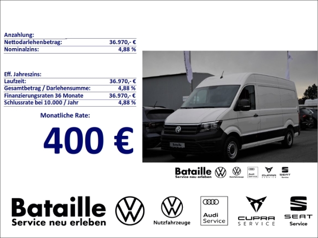 Crafter 35 2.0 TDI Kasten HD AHK Klima PDC