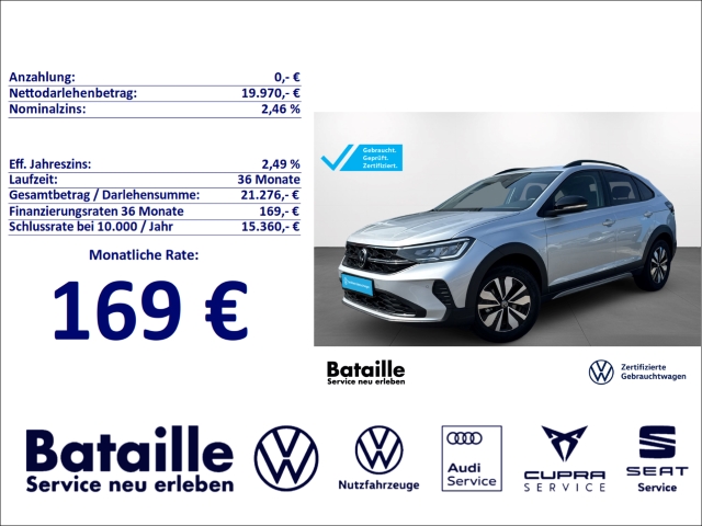 Taigo 1.0 TSI Goal Navi *169,- ohne Anzahlung*