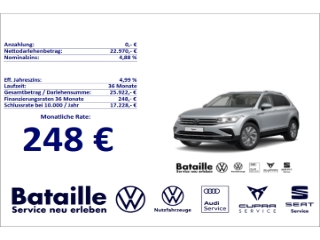 Tiguan 2.0 TDI Elegance AHK Navi LED SHZ App-Con.