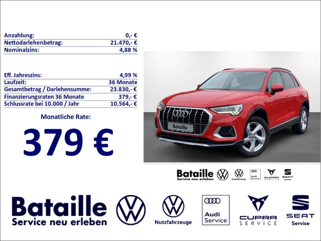 Q3 2.0 TDI advanced AHK Navi el.Heckklappe SHZ