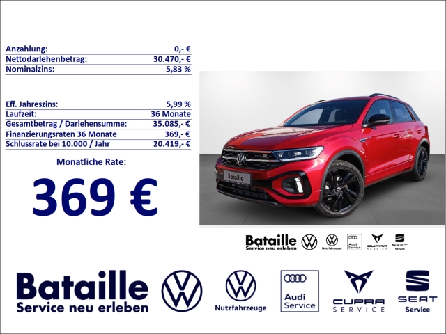T-Roc 1.5 TSI R-Line AHK Navi ACC el. Heckklappe