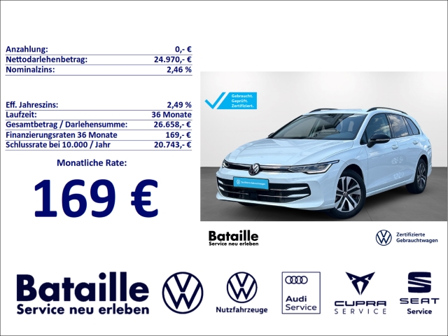Golf Variant VIII 1.5 TSI Energy Navi Kamera ACC