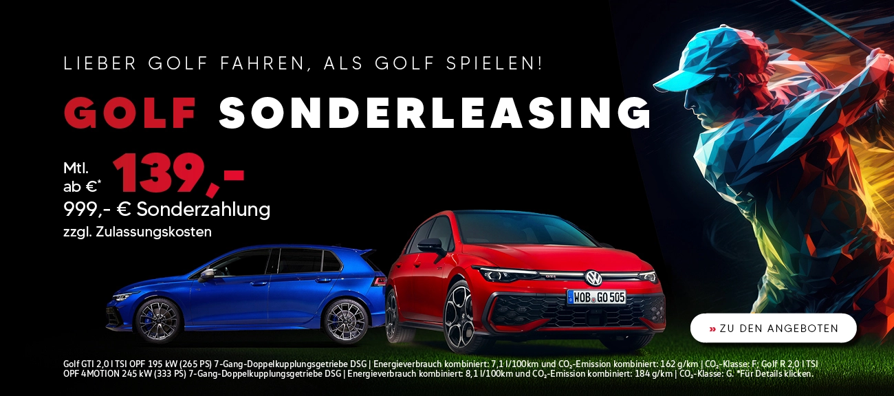 VW Golf Sonderleasing