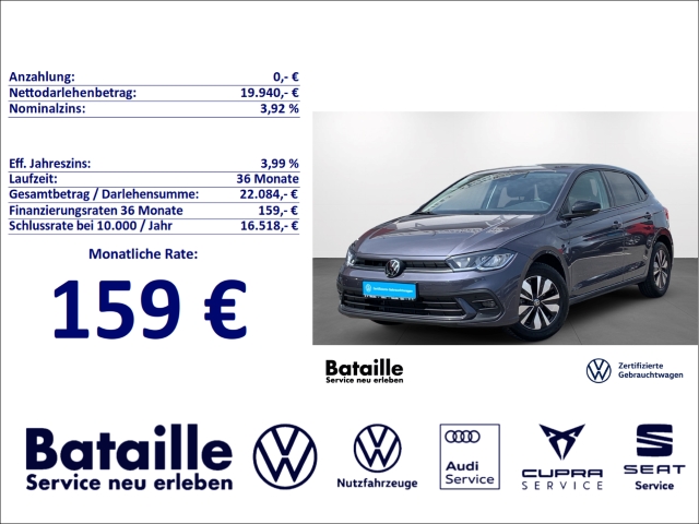 Polo 1.0 TSI Goal Navi SHZ LED ACC App-Connect