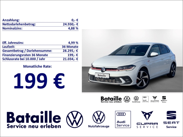 Polo GTI 2.0 TSI Matrix SHZ App-Connect PDC