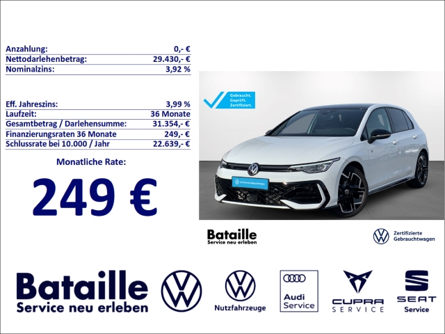 Golf VIII 1.5 TSI R-Line Rückfahrkam ACC SHZ