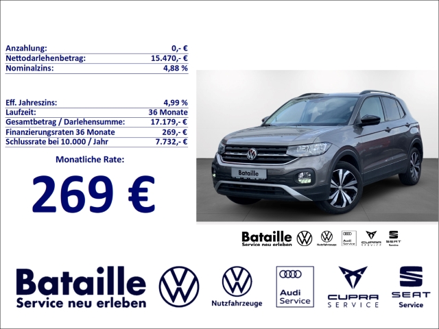 T-Cross 1.0 TSI Navi SHZ ACC Kamera