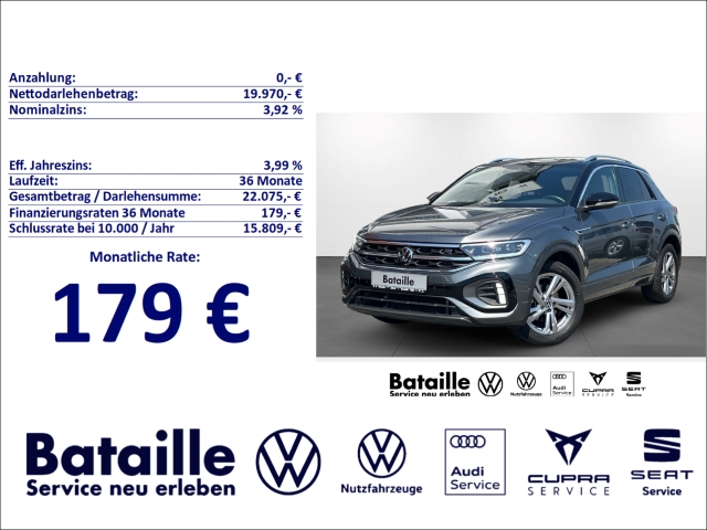 T-Roc 1.0 TSI R-Line Navi LED ACC APP Kamera