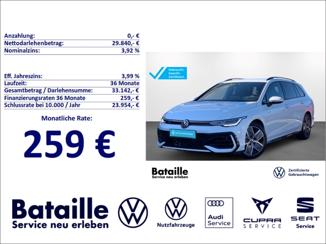 Golf Variant VIII 1.5 TSI R-Line HUD Navi Kam.